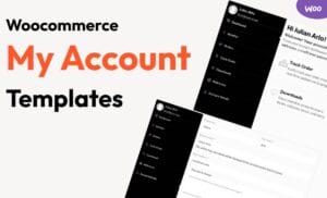 Woocommerce My Account Templates Bundle